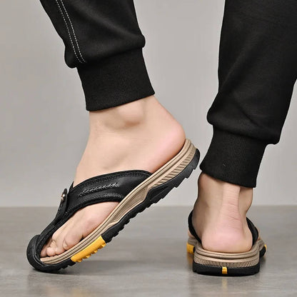 Breathable Quick Dry Mens Beach Flip Flops