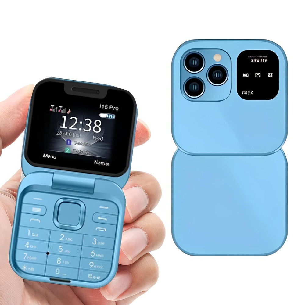 Slim Dual SIM Flip Cell Phone - Luxicro