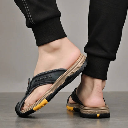 Breathable Quick Dry Mens Beach Flip Flops