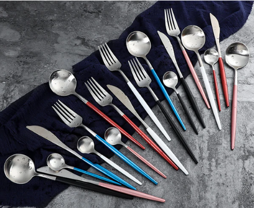 Elegant 24-Piece Silverware Cutlery Set