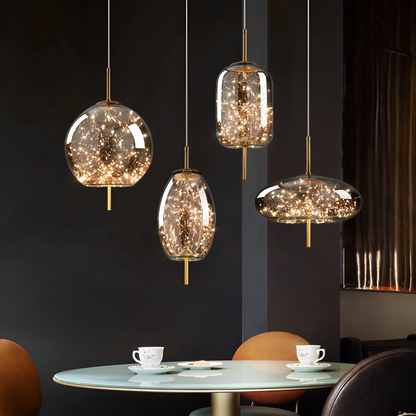 Beautiful Pendant Glass Lighting Fixture