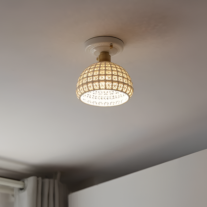 Simple Elegant White Ceiling Lamp