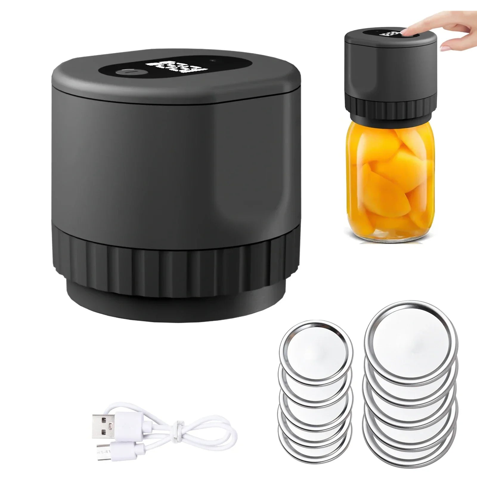 Automatic Food Storage Jar Sealer - Luxicro