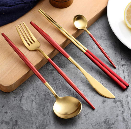Stainless Steel 24-Piece Silverware Dinner Set