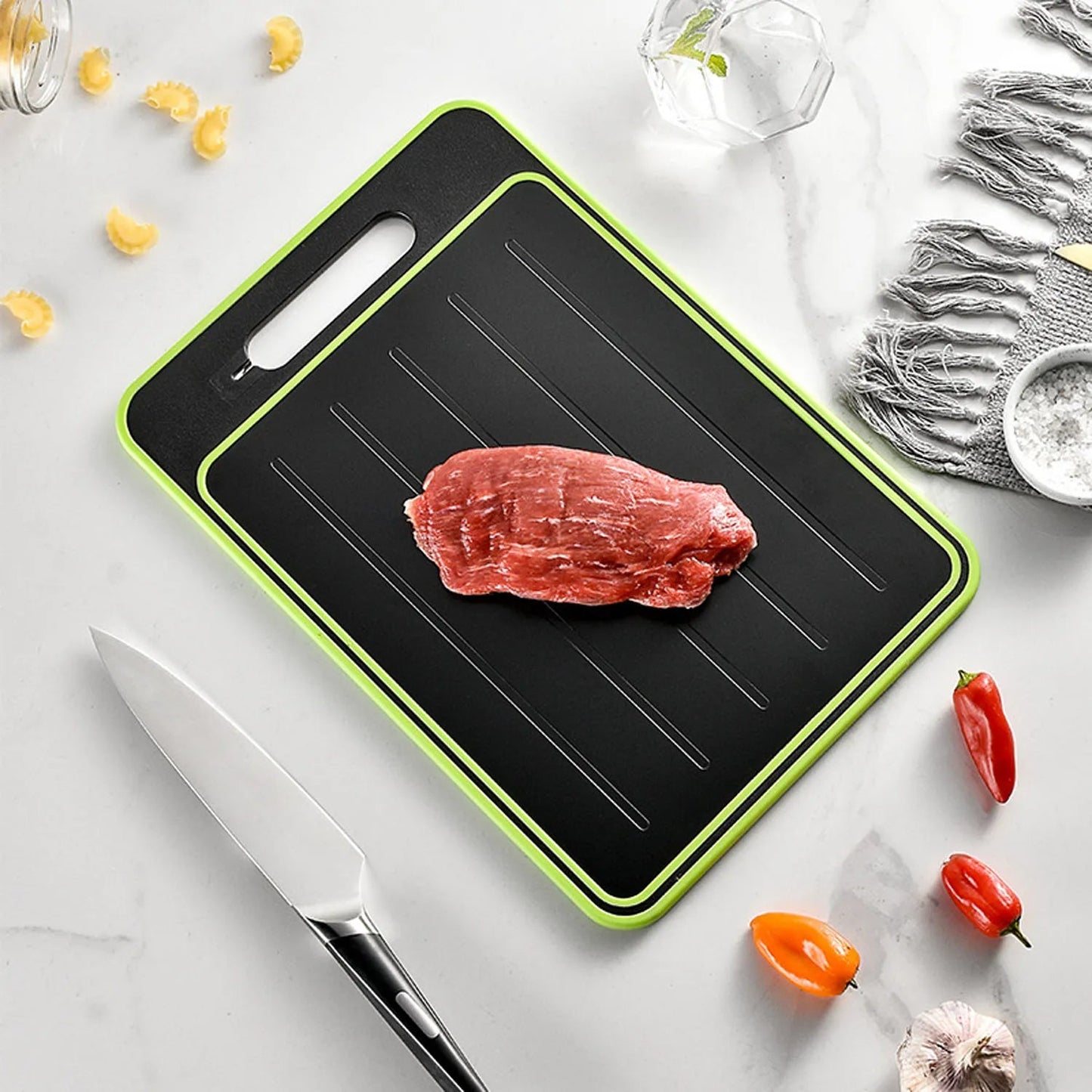 Multi Function Kitchen Cutting Board Tray - Luxicro