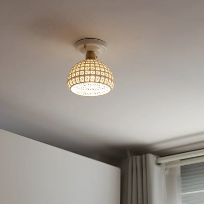 Simple Elegant White Ceiling Lamp