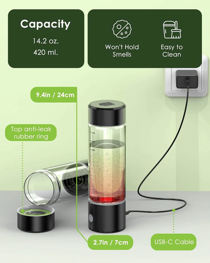Compact Filtered Drinking Water Bottle