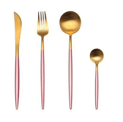 Elegant 24-Piece Silverware Cutlery Set