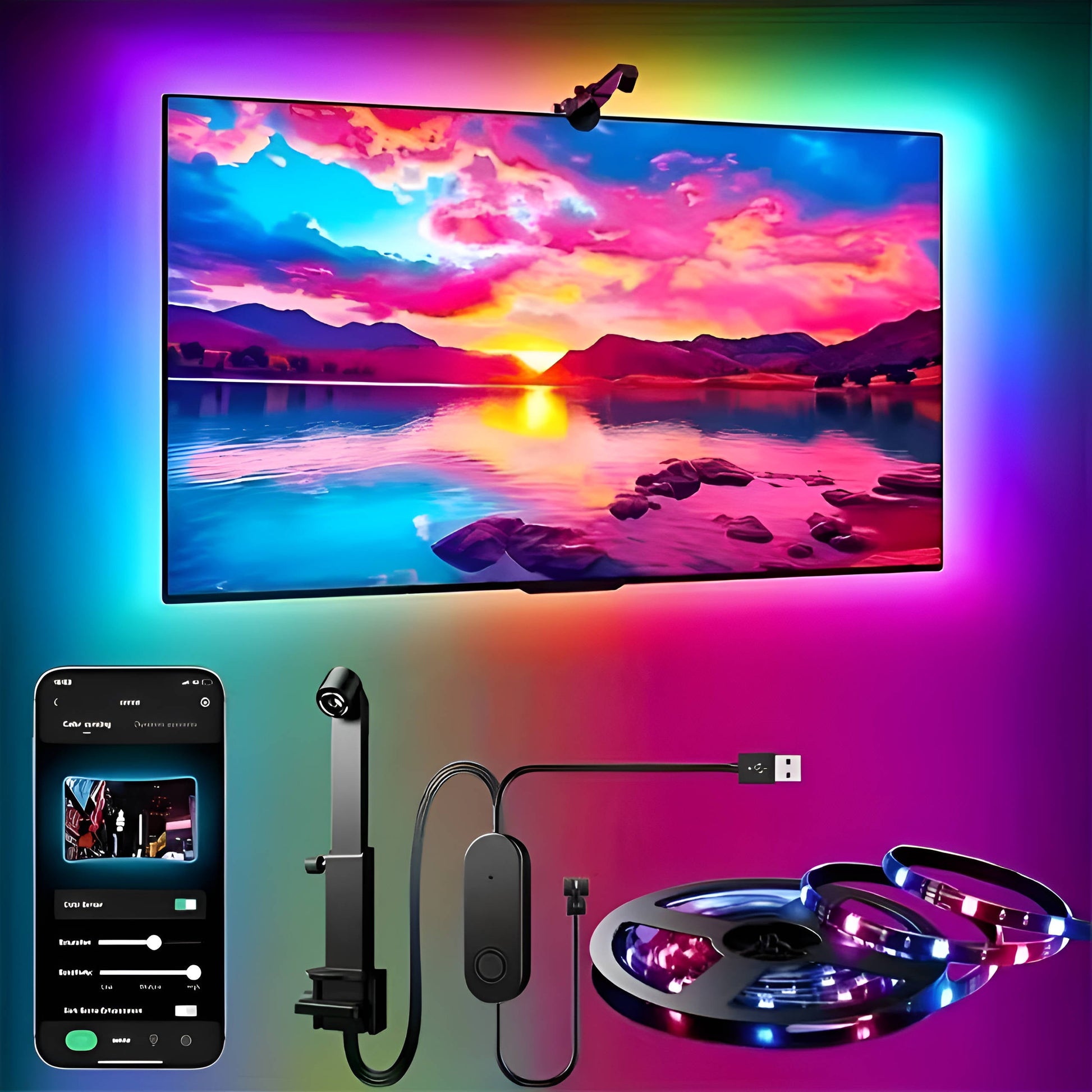 Ambient TV LED Lighting Strip - Luxicro