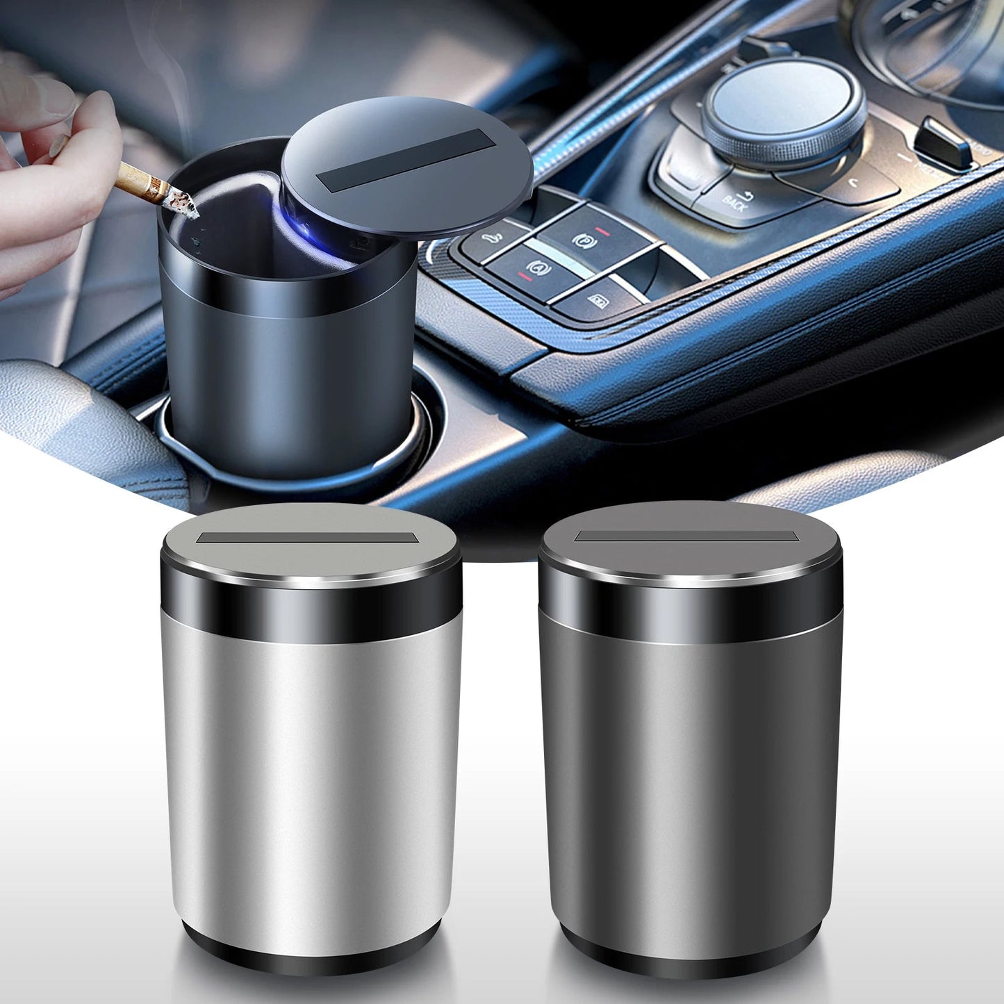 Practical Auto Ash Tray - Luxicro