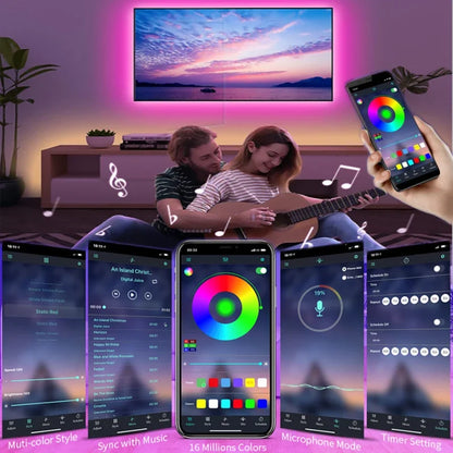 Bright RGB LED Home Lighting Strip