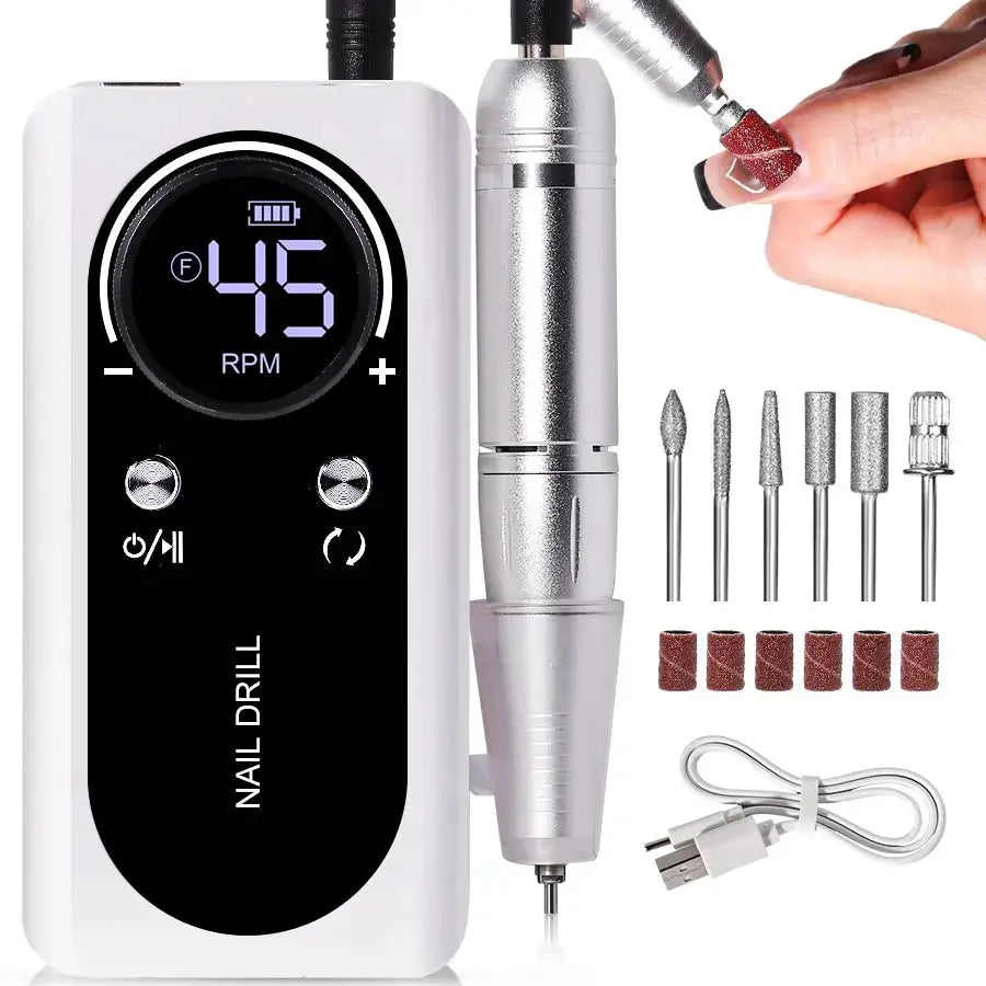 Portable Cordless Nail Drill Set - Luxicro