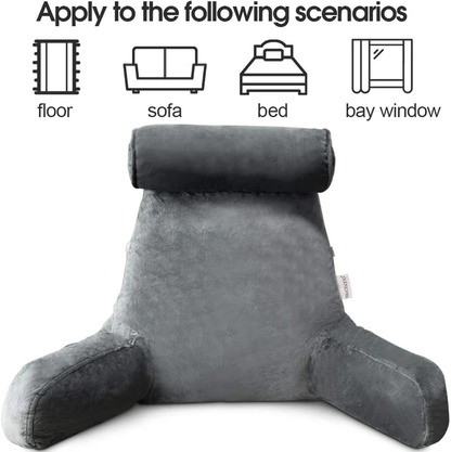 Supportive Orthopedic Bed Pillow with Back Rest