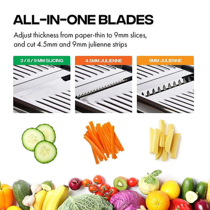 Premium Adjustable Metal Food Slicer