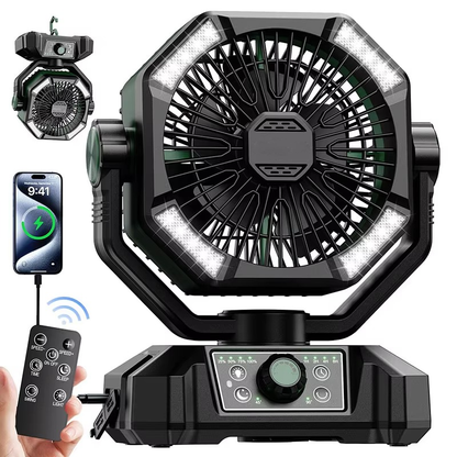Compact Outdoor Battery Fan