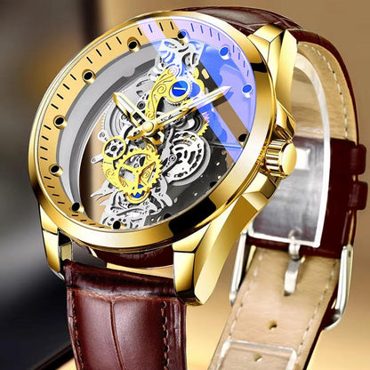 Bold Men's Stainless Steel Quartz Watch