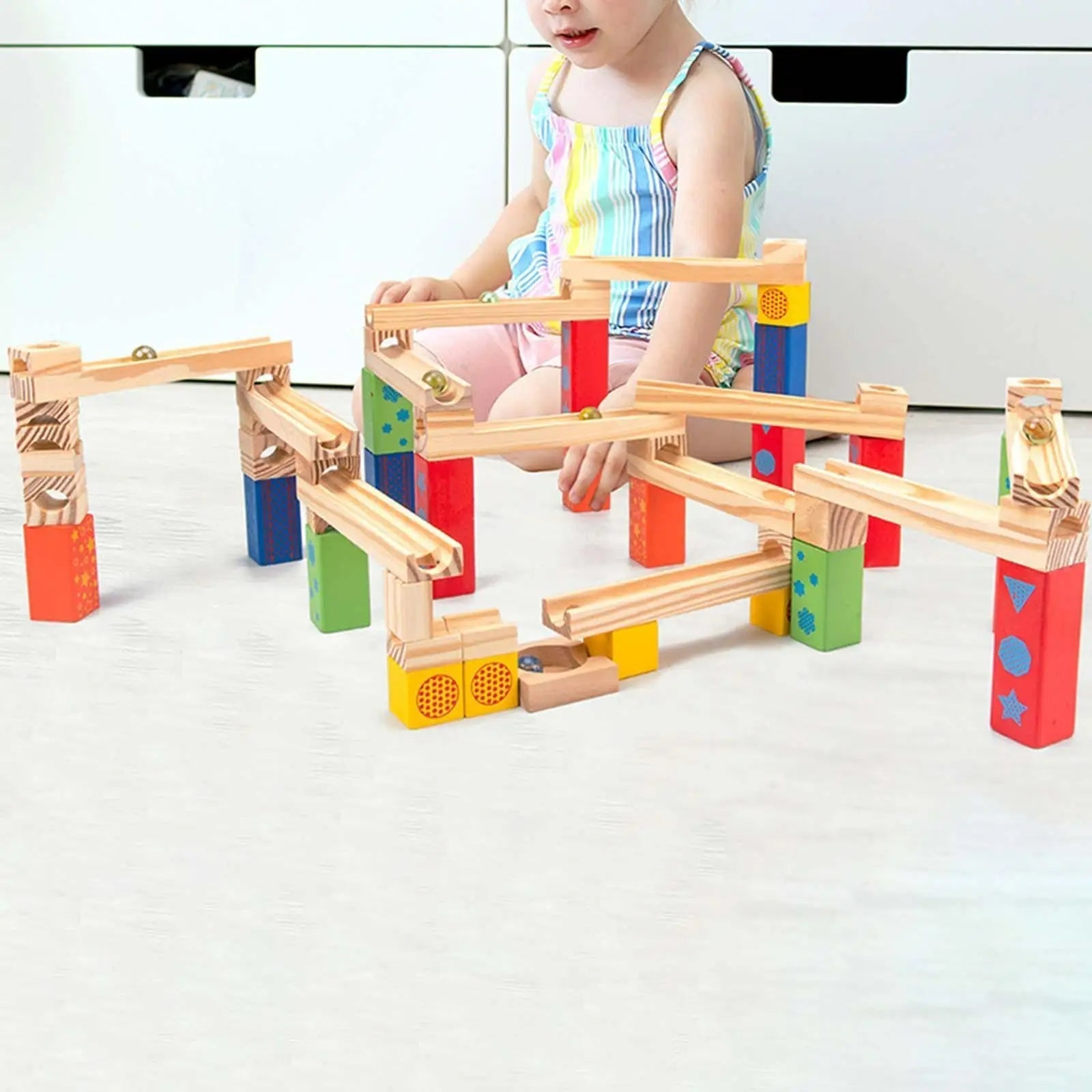 Fun DIY Marble Coaster Building Set - Luxicro