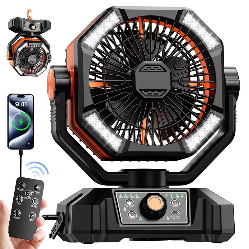 Compact Outdoor Battery Fan - Luxicro