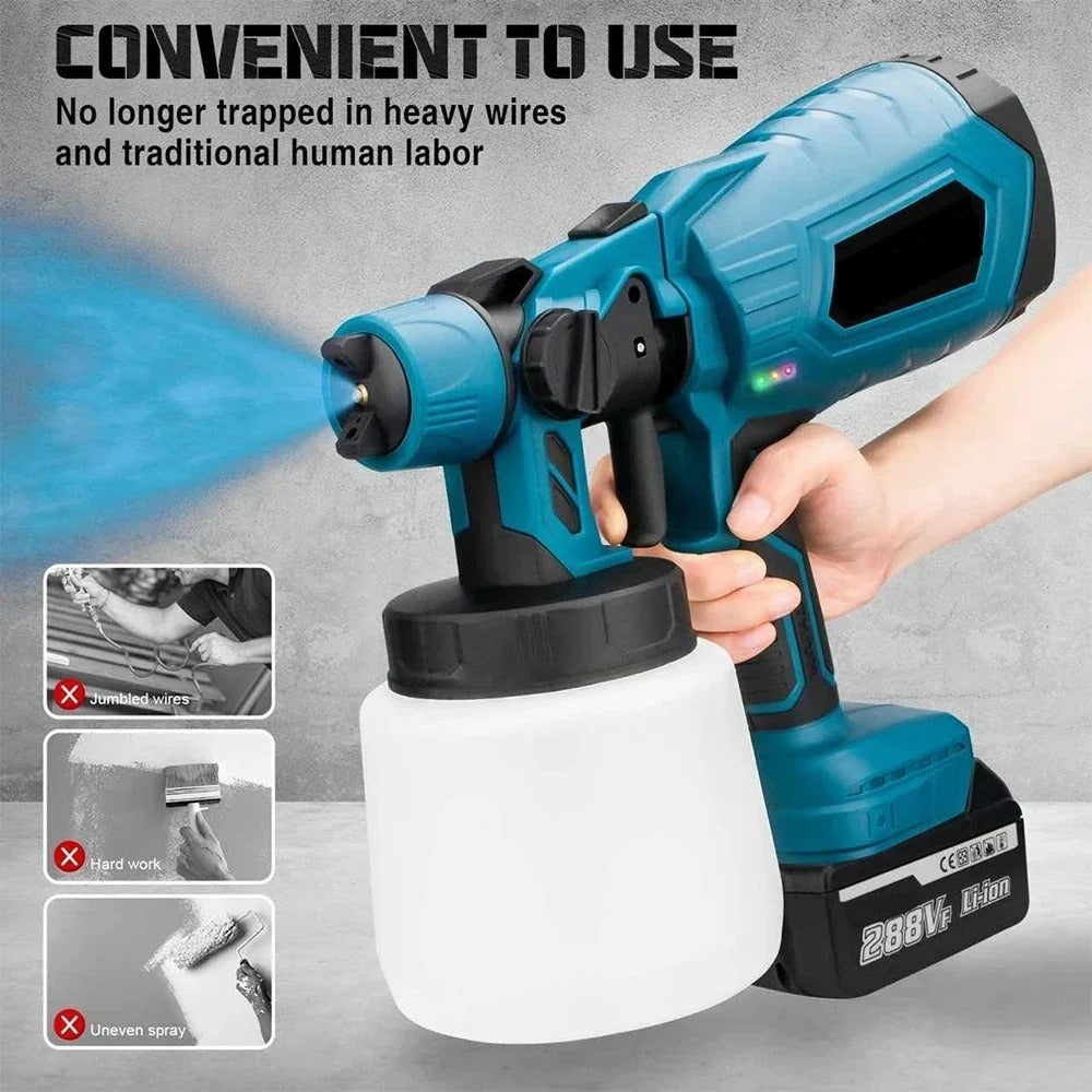 Compact Multi-Surface Paint Sprayer Tool
