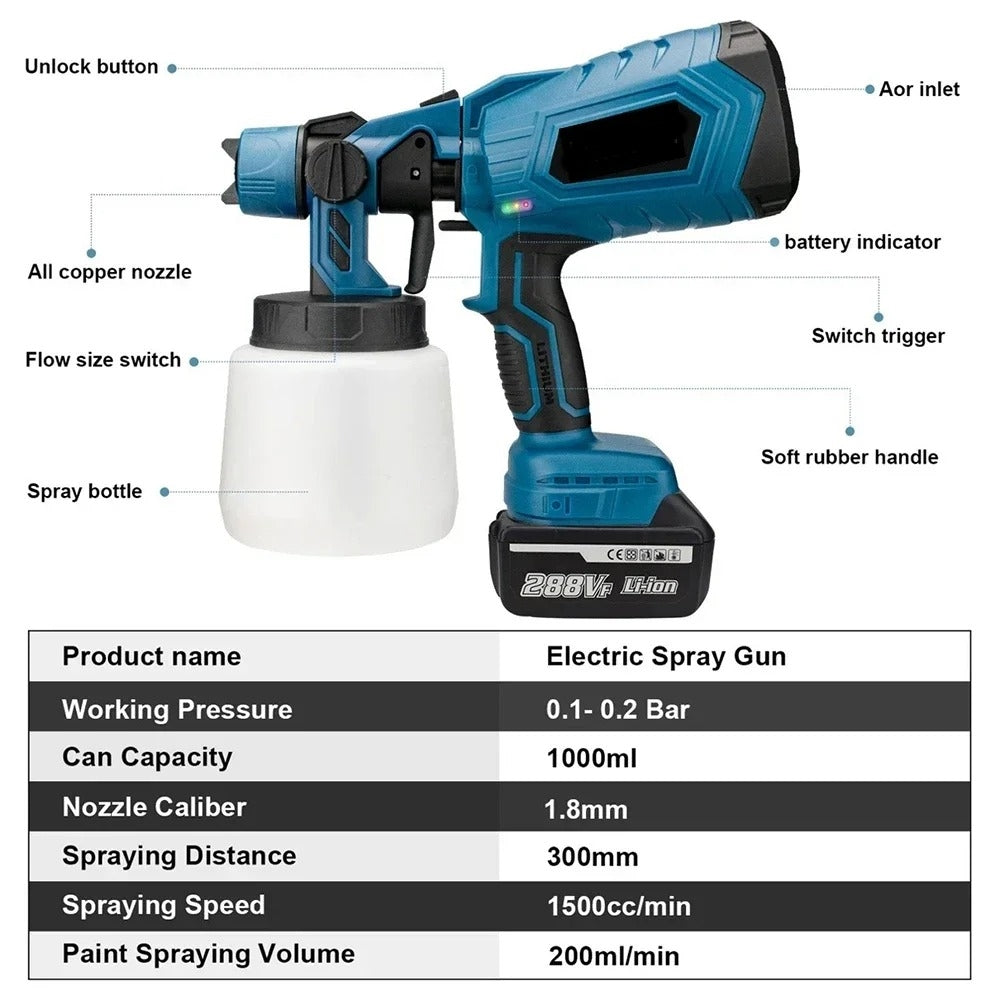 Portable Electric Multi Surface Paint Gun