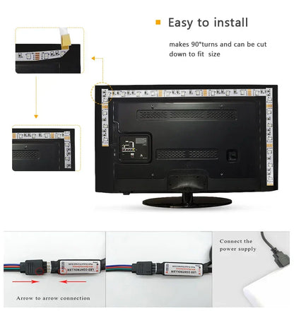Bright RGB LED Home Lighting Strip