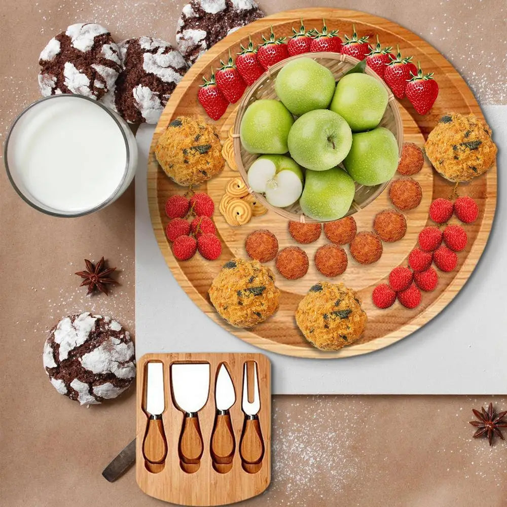 Natural Wood Serving Platter - Luxicro