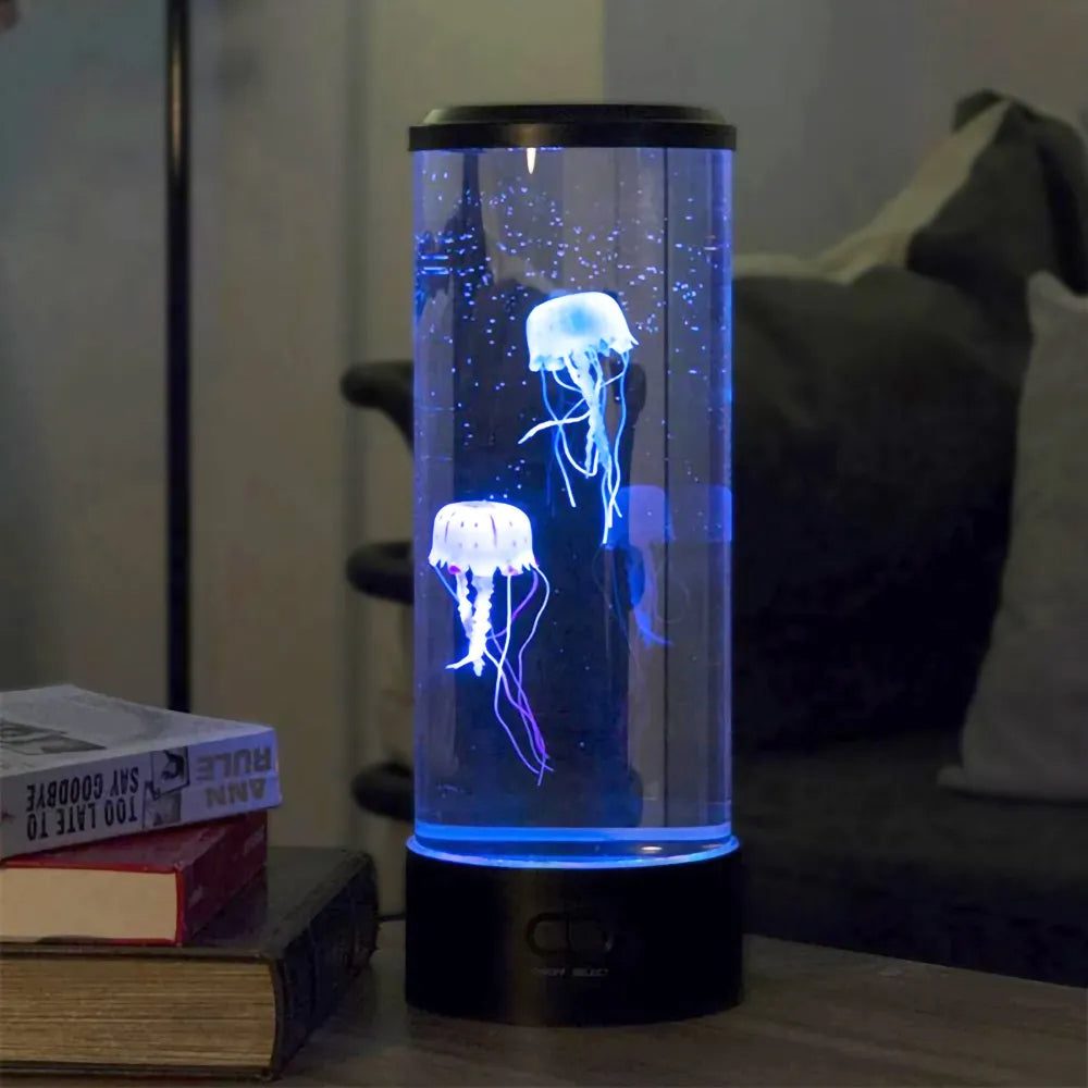 Calming Ocean Glass Table Lamp