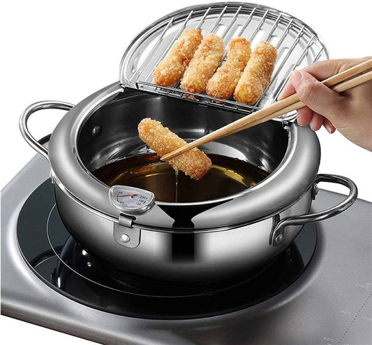 Asian Style Large Fryer Pot - Luxicro