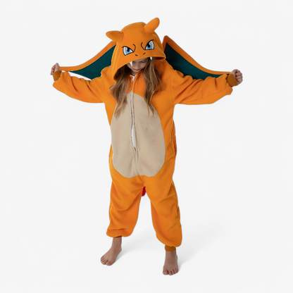 Fun Kids Dragon Costume Onesie - Luxicro