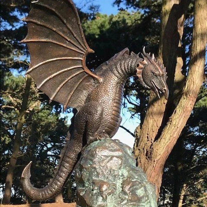 Magical Dragon Water Fountain Garden Decoration - Luxicro