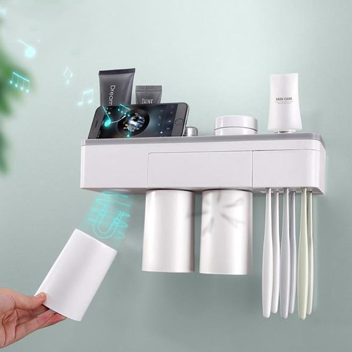 Easy Install Bathroom Toiletry Organizer Set