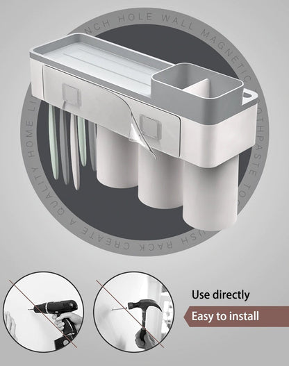 Easy Install Bathroom Toiletry Organizer Set