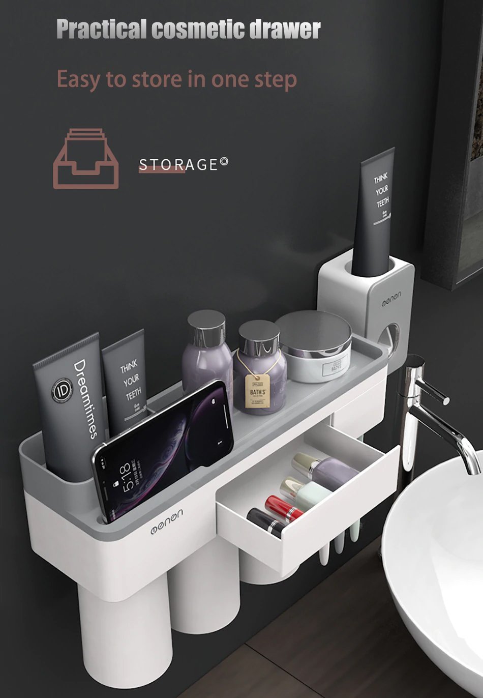 Easy Install Bathroom Toiletry Organizer Set