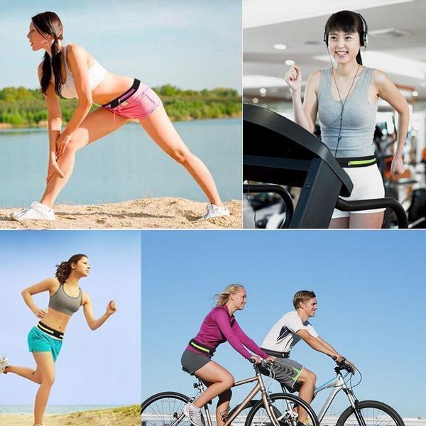 Athletic Double Pocket Running Belt