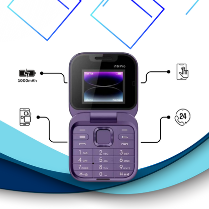 Slim 2 in 1 Flip Mobile Phone