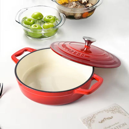 Durable Large Cast Iron Cooking Pot