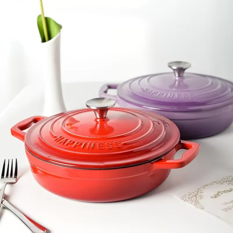 Durable Large Cast Iron Cooking Pot