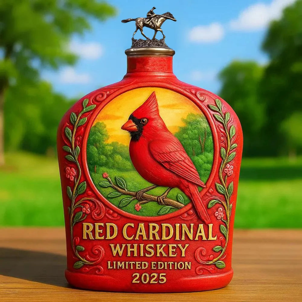 Authentic Cardinals Baseball Team Whiskey Decanter