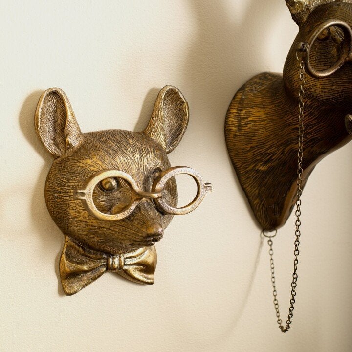 Vibrant Animal Head Wall Decor