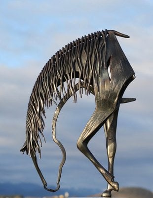 Classic Metal Horse Statue