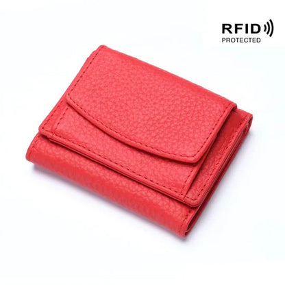 Slim Genuine Leather RFID Wallet Case