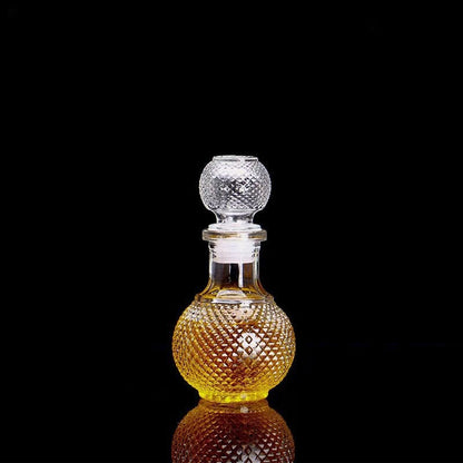 Vintage Mini Glass Wine Decanter