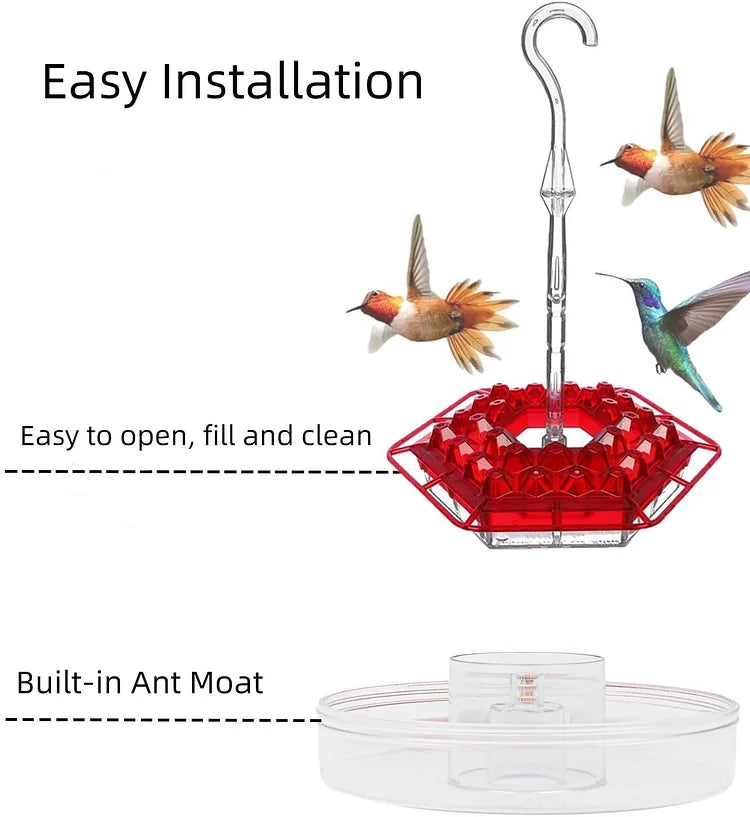 Vibrant Yard Bird Feeder Outdoor Decor