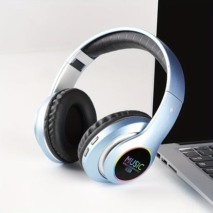 Cordless LED Illuminated Over Ear Headphones