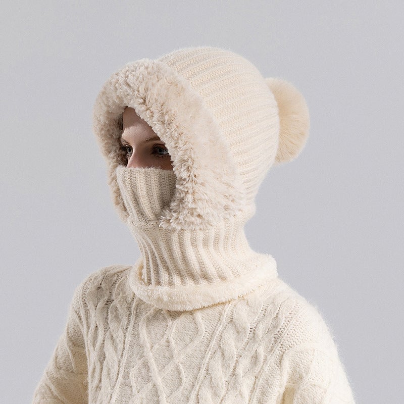 Warm Women's Cable Knit Winter Hat - Luxicro