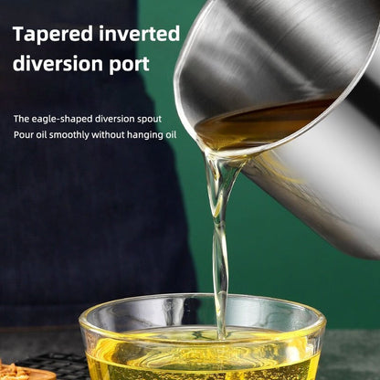 Heavy Duty Stainless Steel Oil Strainer Pot