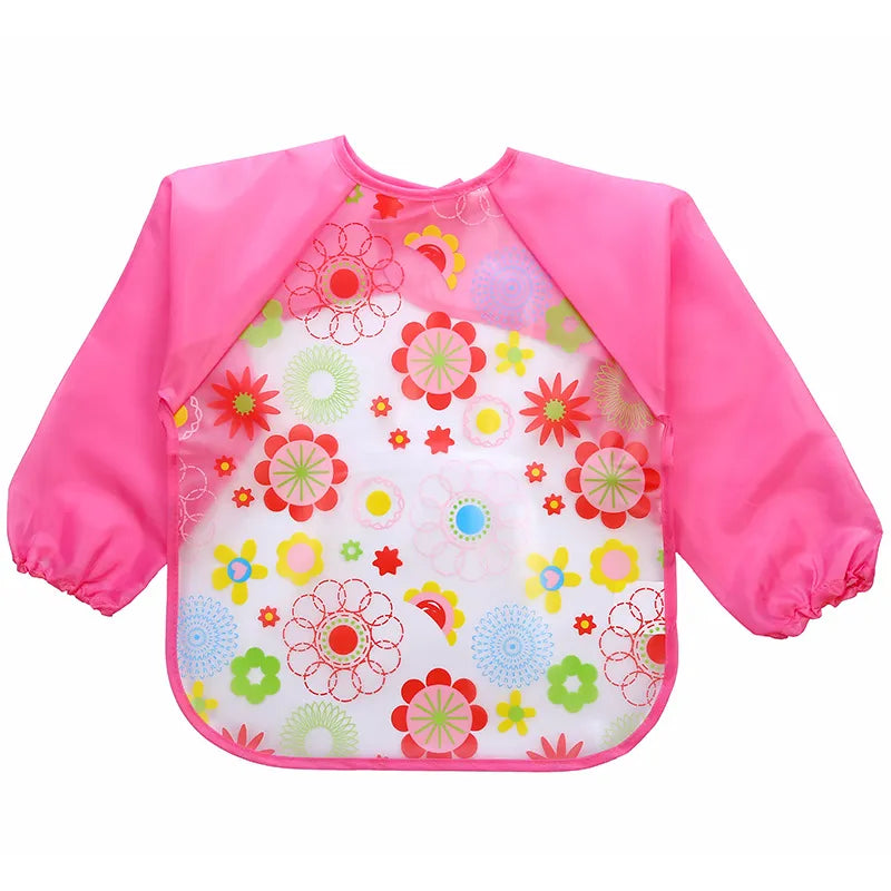 Children's Splash Proof Apron with Long Sleeves