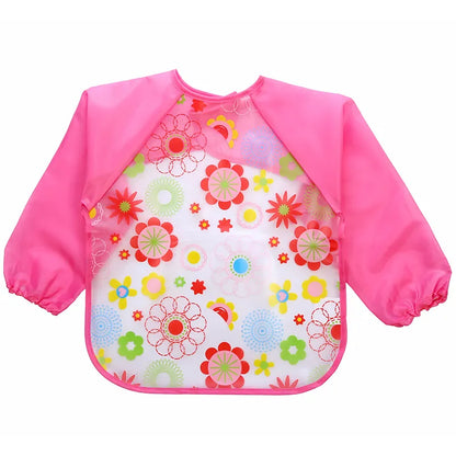 Children's Splash Proof Apron with Long Sleeves