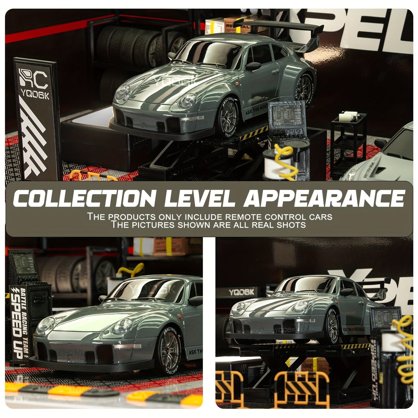 High Speed RC Drift Car with LED Lights - Rechargeable