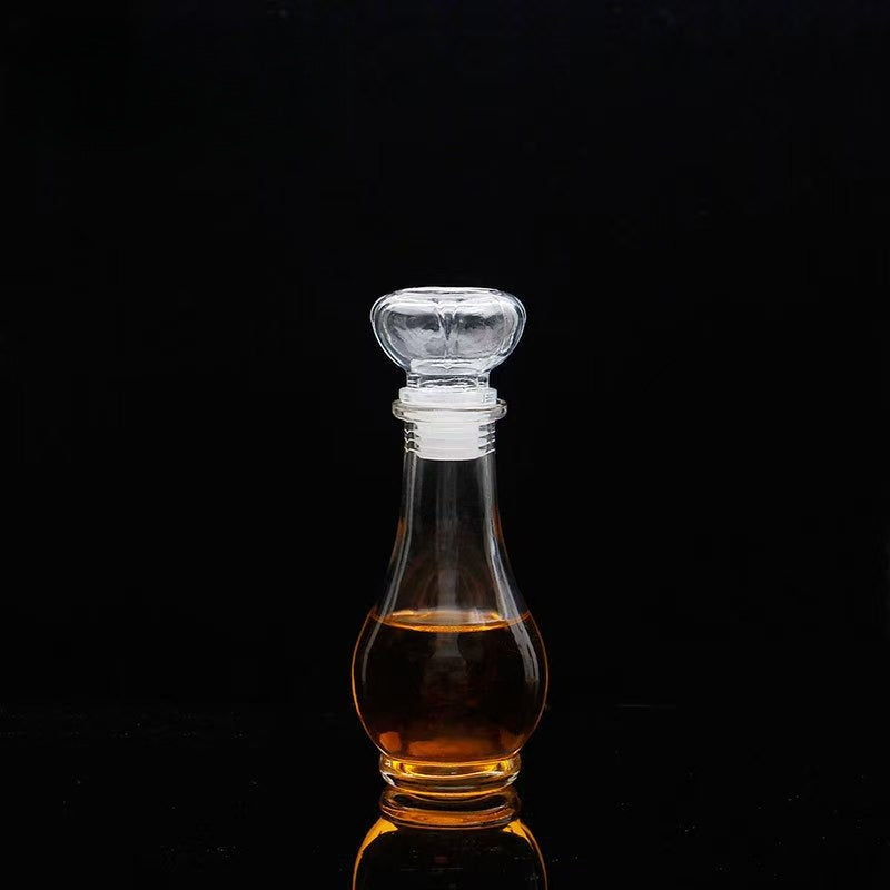 Vintage Mini Glass Wine Decanter